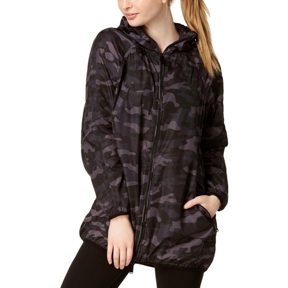 Calvin Klein Jackets & Blazers - Calvin Klein Camo-Print Walker Rain Jacket Coat S
